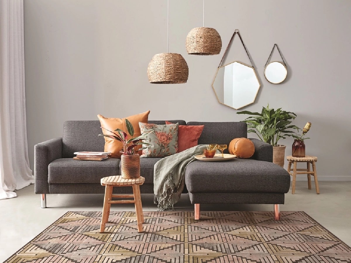 Ковер из коллекции OSCAR с геометрическими узорами Ковер с геометрическими узорами