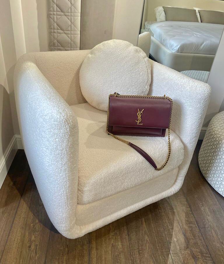 Обивка кресла искусственным мехом